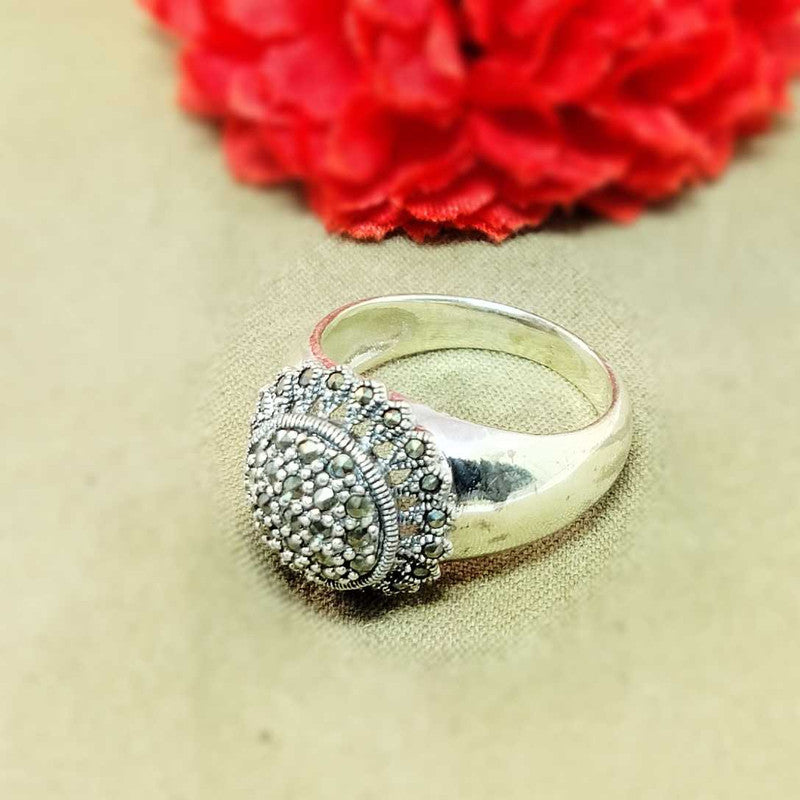 JSAJ MARCASITE BAND RING