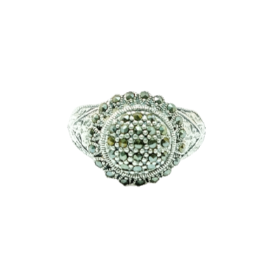 JSAJ MARCASITE BAND RING
