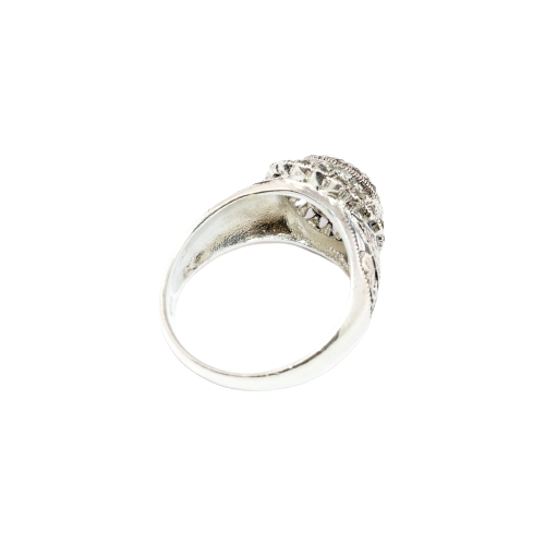 JSAJ MARCASITE LEAF RING
