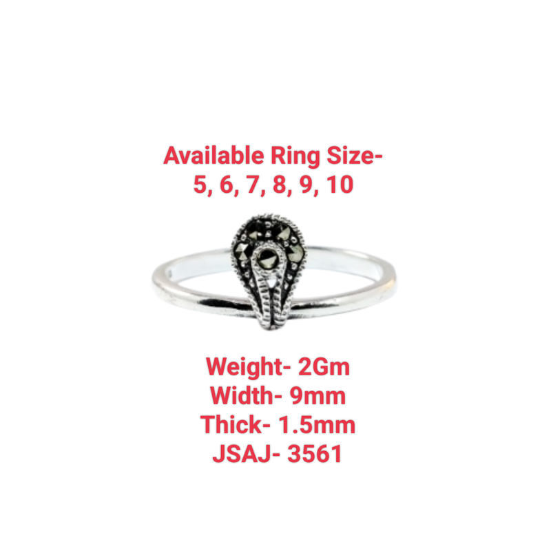 JSAJ MARCASITE RING