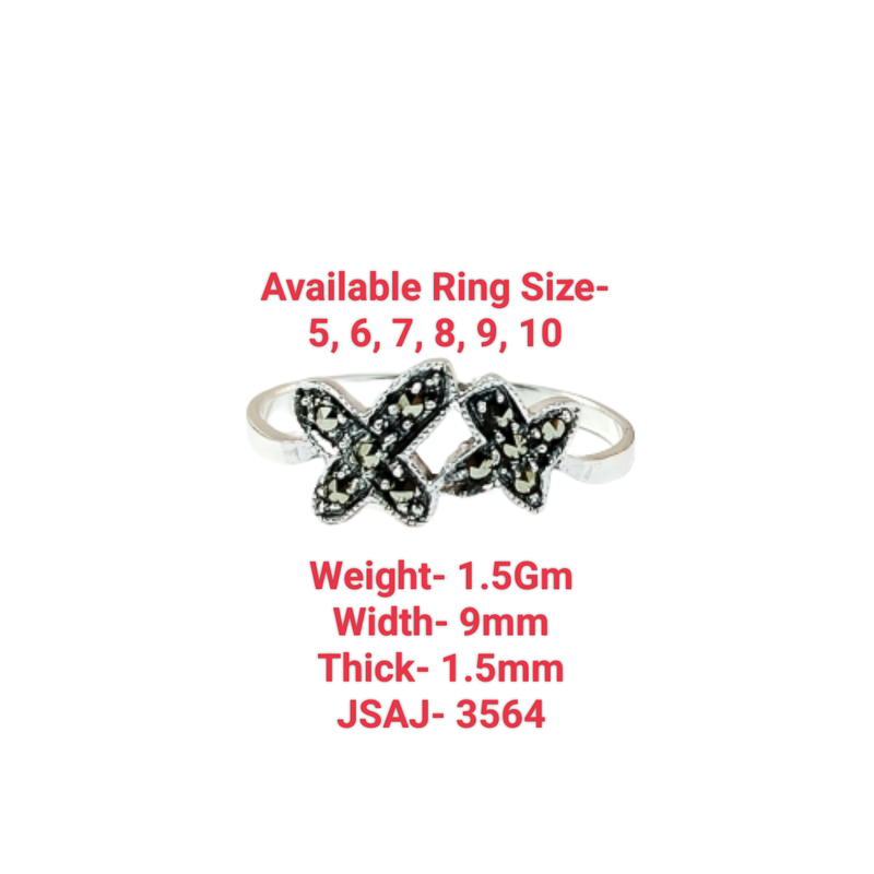 JSAJ MARCASITE RING STAR