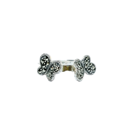 JSAJ MARCASITE BUTTERFLY RING