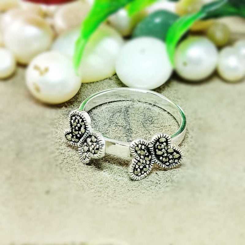 JSAJ MARCASITE BUTTERFLY RING