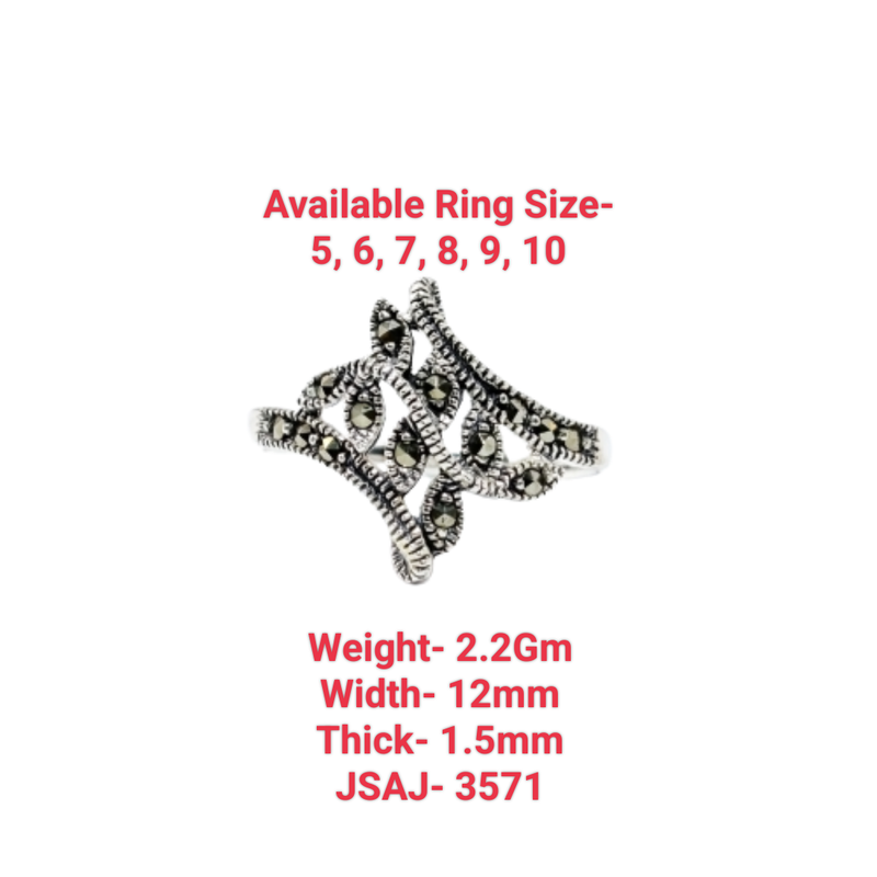 JSAJ MARCASITE RING