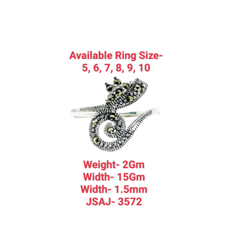 JSAJ MARCASITE RING