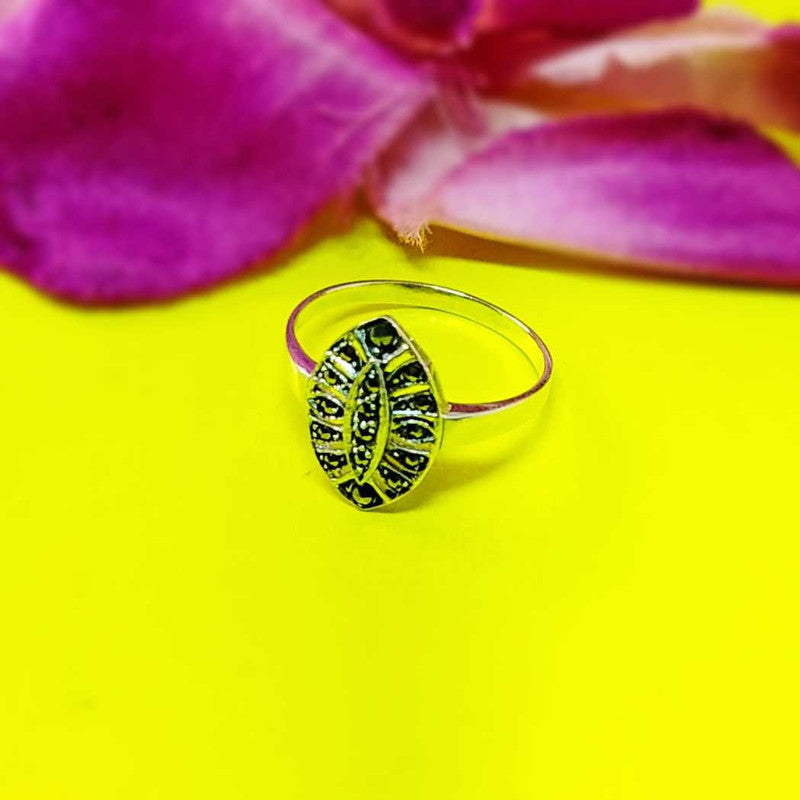 JSAJ MARCASITE RING MARQIS SHAPE