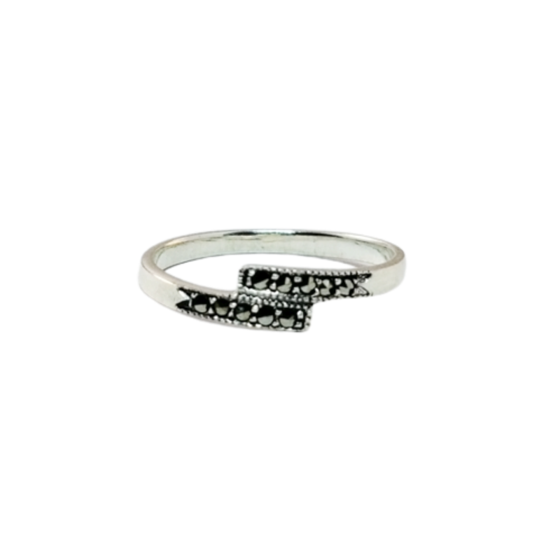 JSAJ MARCASITE BAND RING