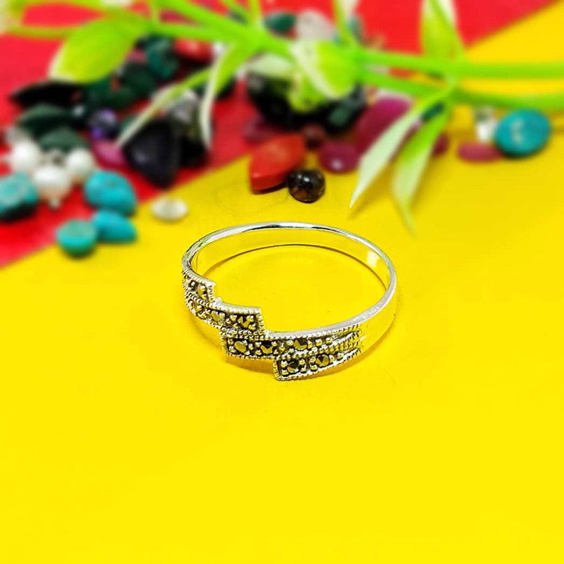 JSAJ MARCASITE BAND RING
