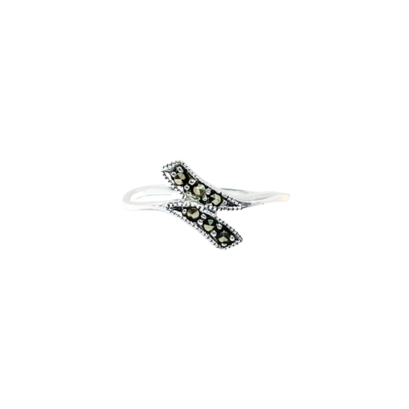 JSAJ MARCASITE BAND RING