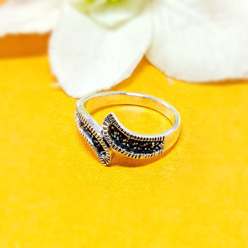 JSAJ MARCASITE BAND RING