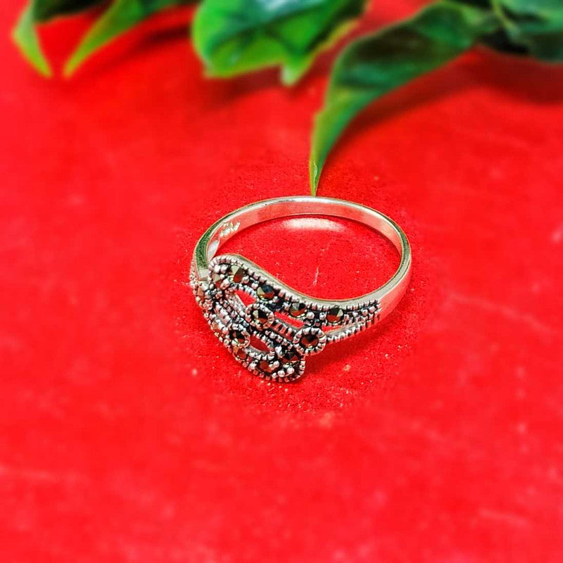 JSAJ MARCASITE BAND RING