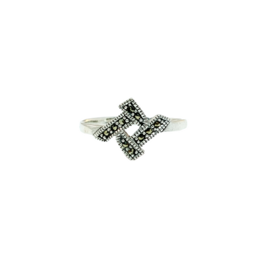 JSAJ MARCASITE BAND RING