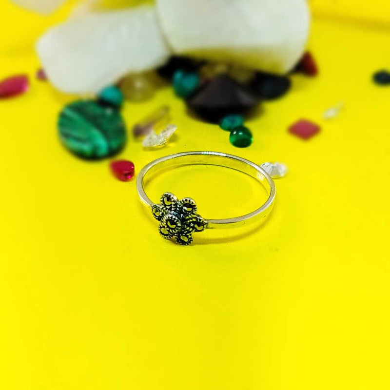 JSAJ MARCASITE BAND RING