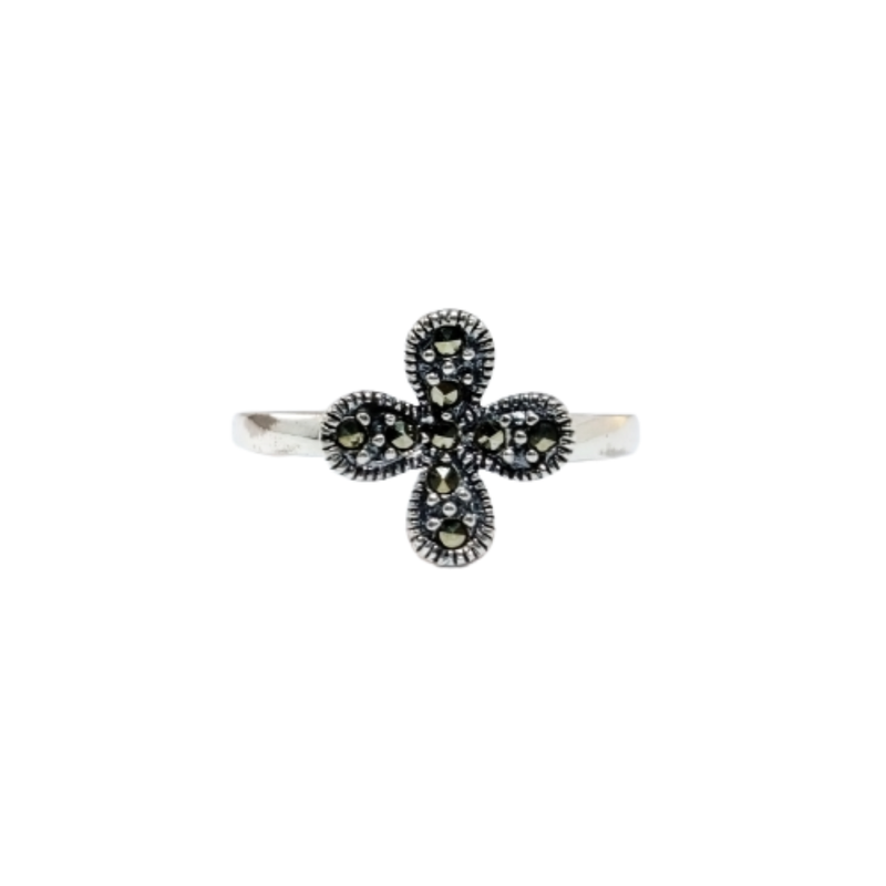 JSAJ MARCASITE BAND RING