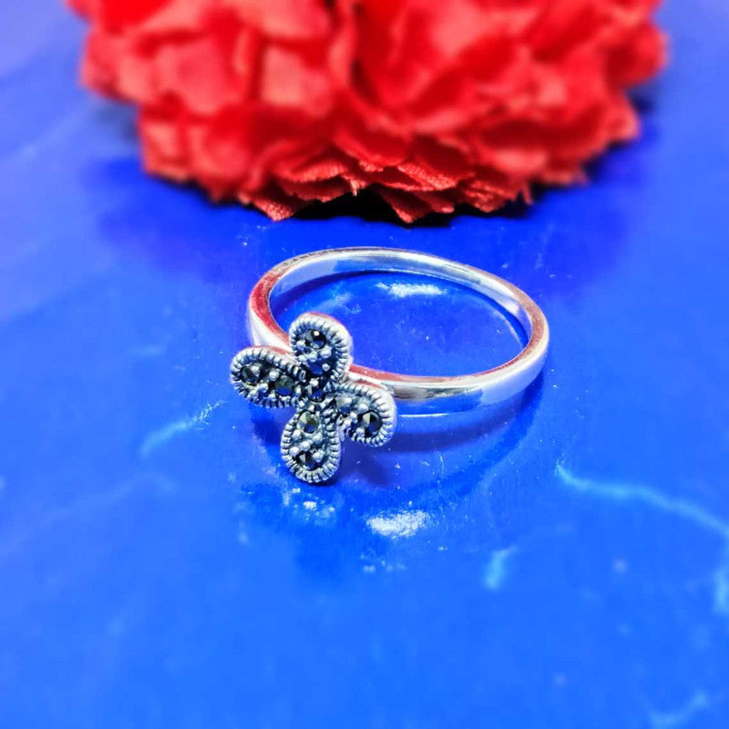 JSAJ MARCASITE BAND RING