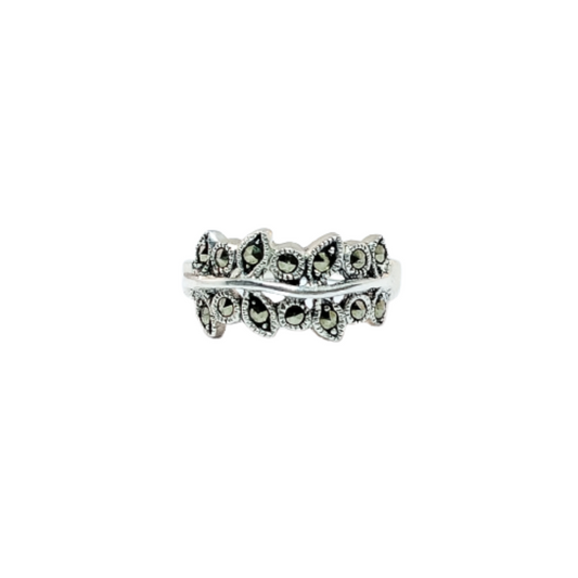 JSAJ MARCASITE BAND RING