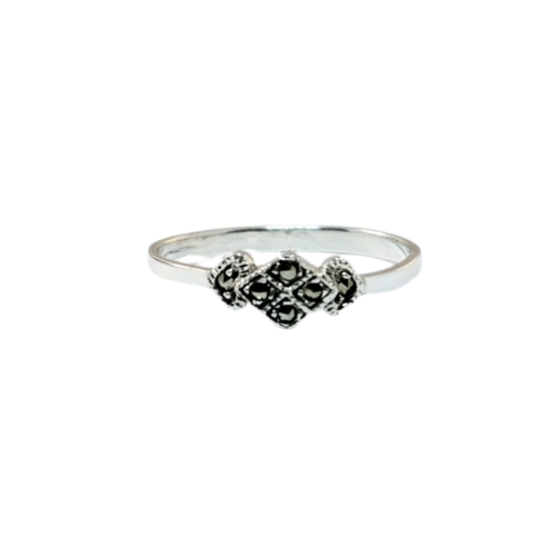 JSAJ MARCASITE RING SQUARE SHAPE