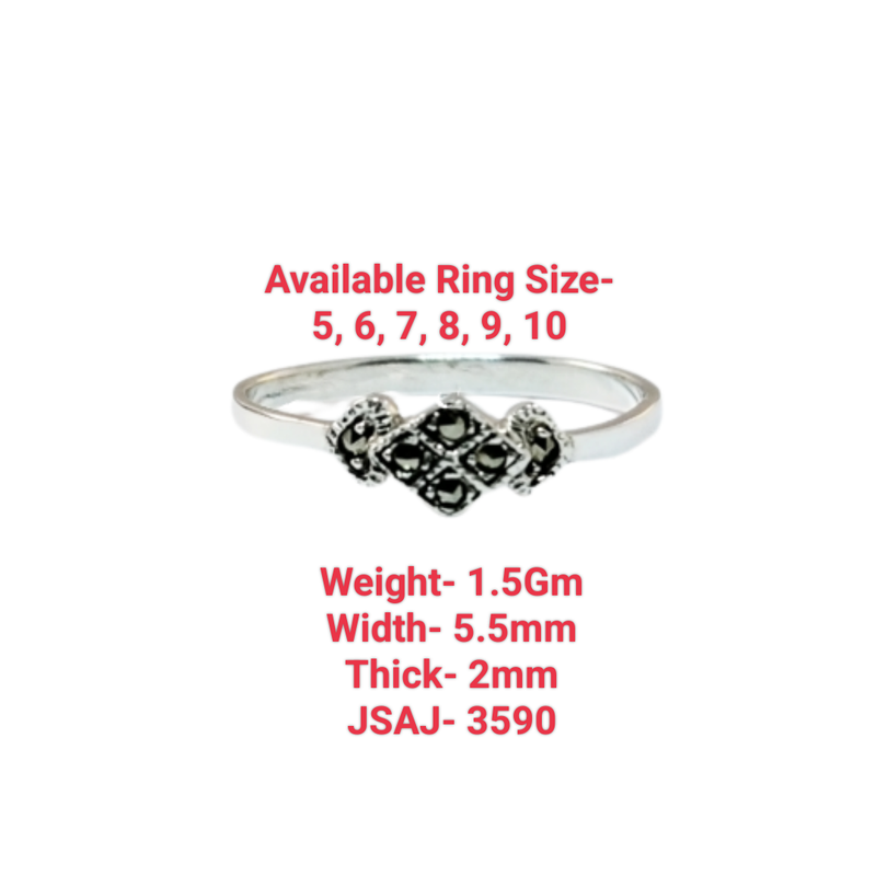 JSAJ MARCASITE RING