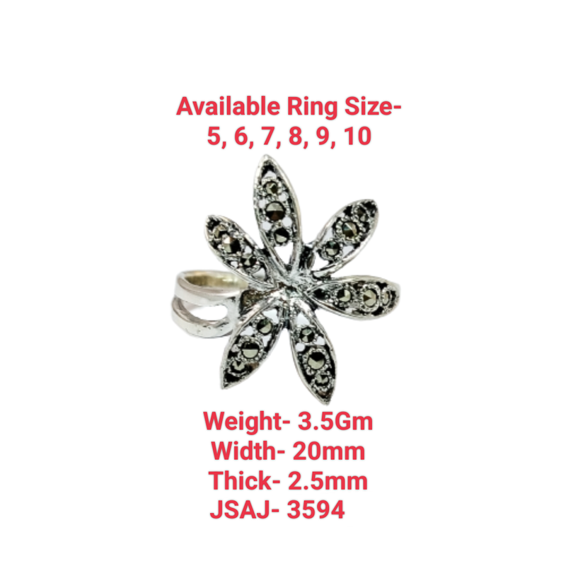 JSAJ MARCASITE RING
