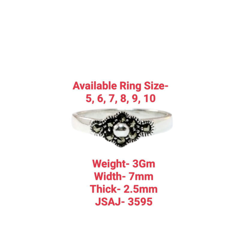 JSAJ MARCASITE RING