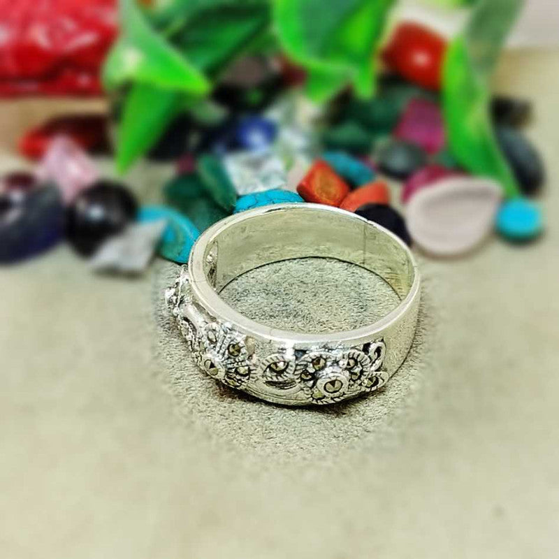 JSAJ MARCASITE BAND RING