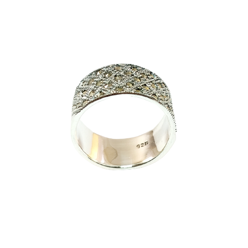 JSAJ MARCASITE BAND RING