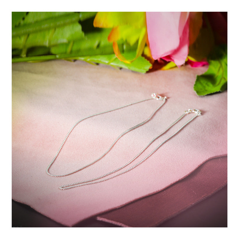 JSAJ Silver 925 Sterling Silver CARAB Anklet for WomensGirls handmade Anklet Payal