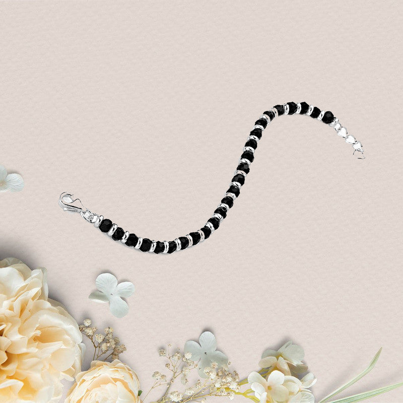 JSAJ Silver 925 Sterling Silver NAJARIYA Anklet SINGLE PC for Womens Girls handmade Anklet Payal