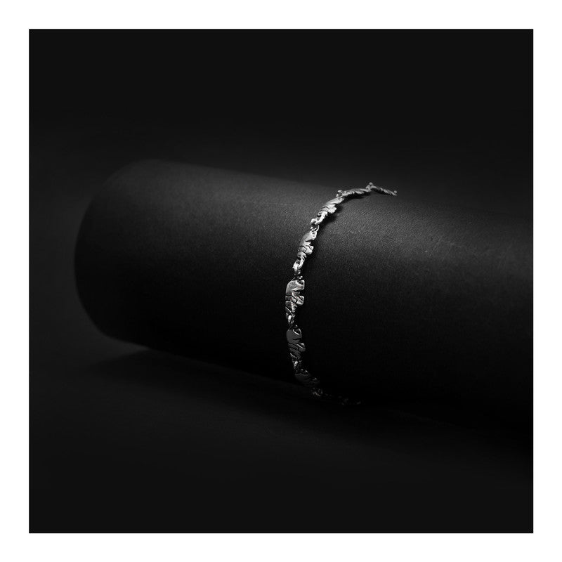 JSAJ Elephant Bracelet 92.5 Sterling Silver Elephant flexible bracelet double sided for Girls Women's Comfortable Durable
