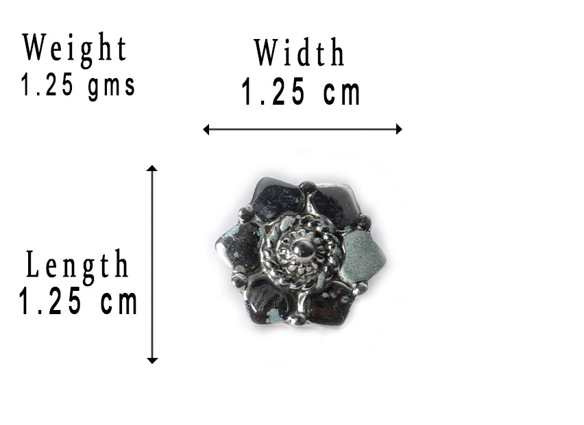 SILVER NOSE PIN WIRE NOSE PIN STERLING SILVER 925 SILVER OXIDIZED NOSE PIN FOR GIRLS AND WOMENS