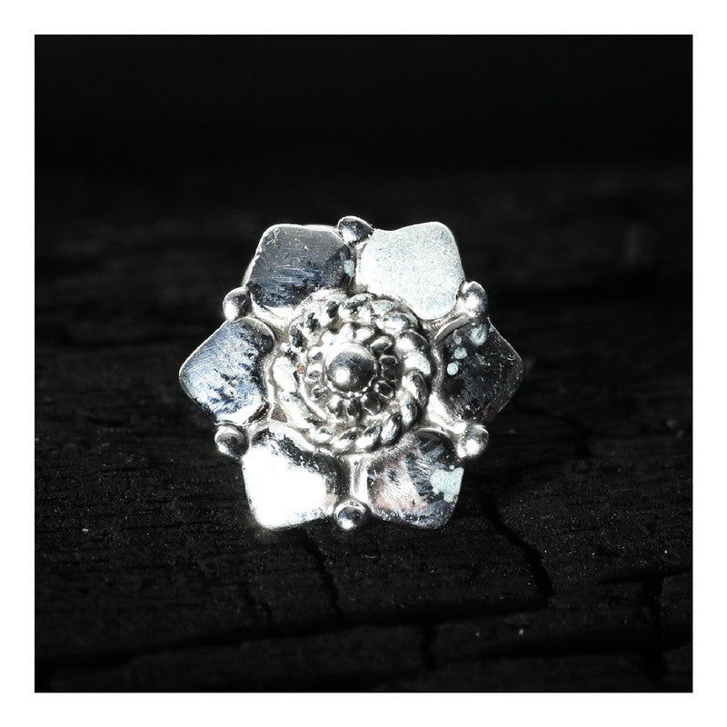 SILVER NOSE PIN WIRE NOSE PIN STERLING SILVER 925 SILVER OXIDIZED NOSE PIN FOR GIRLS AND WOMENS