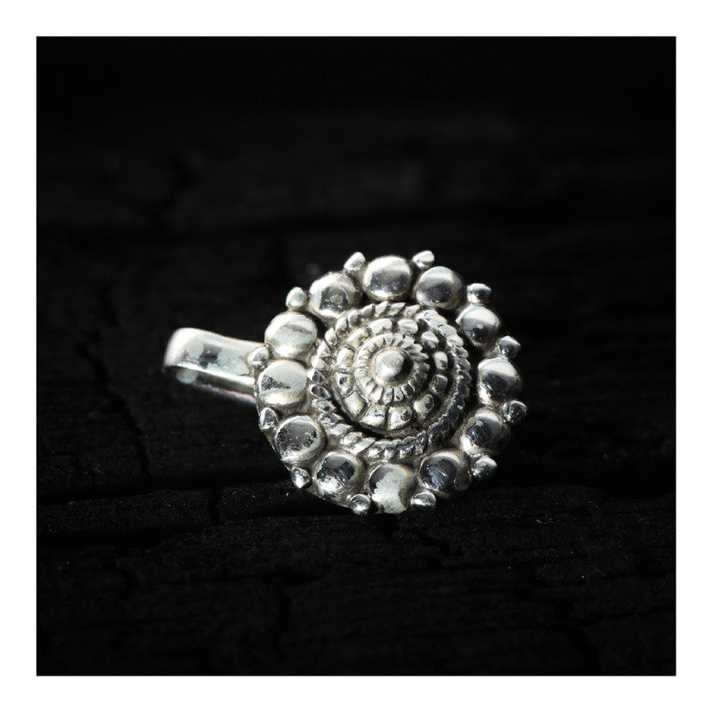 SILVER NOSE PIN CLIP NOSE PIN STERLING SILVER 925 SILVER OXIDIZED NOSE PIN FOR GIRLS AND WOMENS