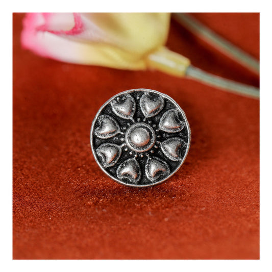 SILVER NOSE PIN WIRE NOSE PIN STERLING SILVER 925 SILVER OXIDIZED NOSE PIN FOR GIRLS AND WOMENS