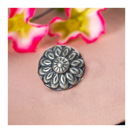 SILVER NOSE PIN WIRE NOSE PIN STERLING SILVER 925 SILVER OXIDIZED NOSE PIN FOR GIRLS AND WOMENS