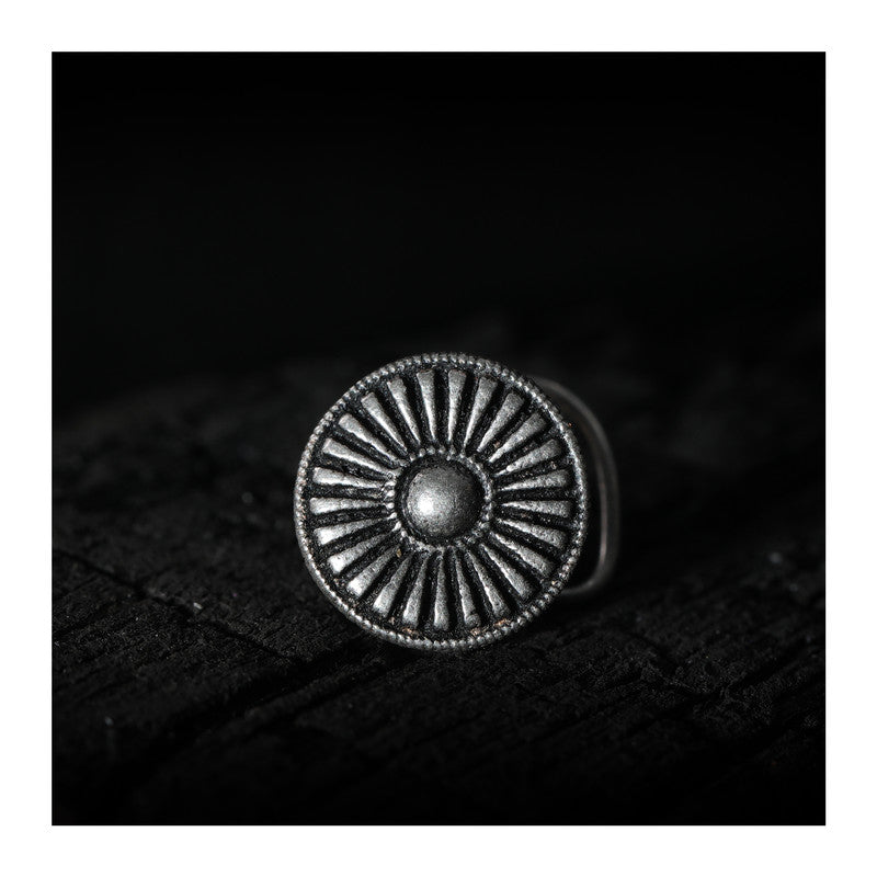 SILVER NOSE PIN WIRE NOSE PIN STERLING SILVER 925 SILVER OXIDIZED NOSE PIN FOR GIRLS AND WOMENS