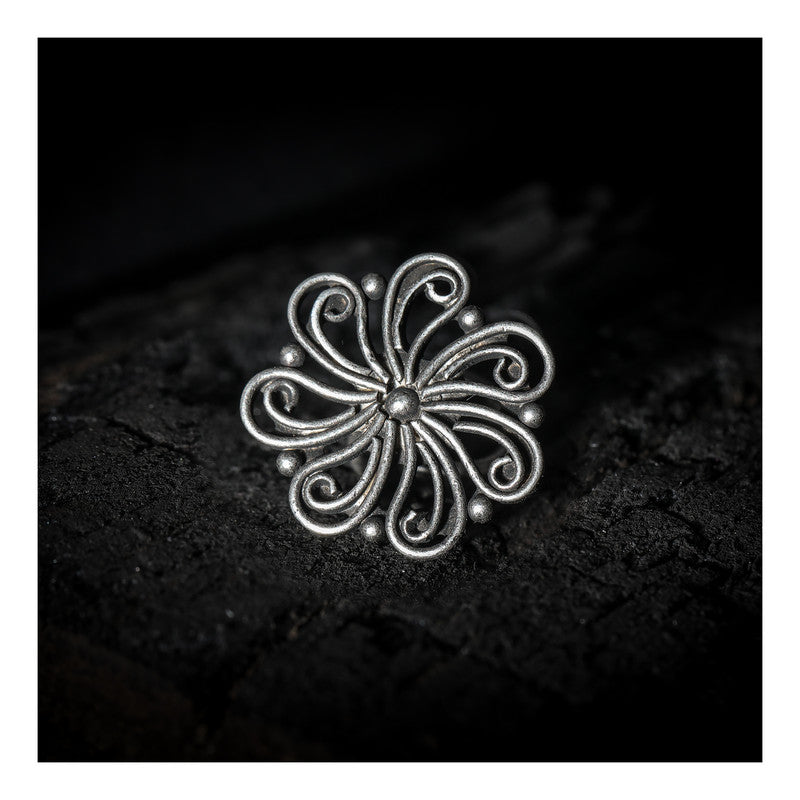 SILVER NOSE PIN WIRE NOSE PIN STERLING SILVER 925 SILVER OXIDIZED NOSE PIN FOR GIRLS AND WOMENS
