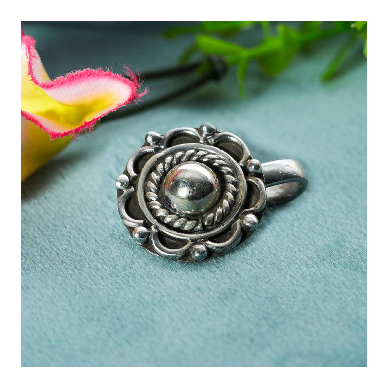 SILVER NOSE PIN CLIP NOSE PIN STERLING SILVER 925 SILVER OXIDIZED NOSE PIN FOR GIRLS AND WOMENS