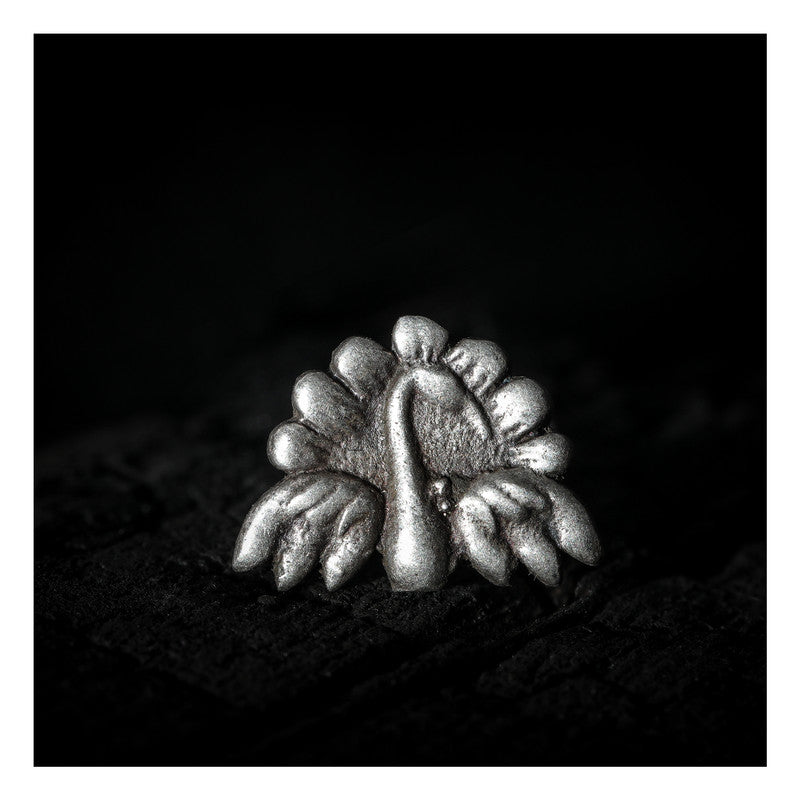 SILVER NOSE PIN WIRE NOSE PIN STERLING SILVER 925 SILVER OXIDIZED NOSE PIN FOR GIRLS AND WOMENS