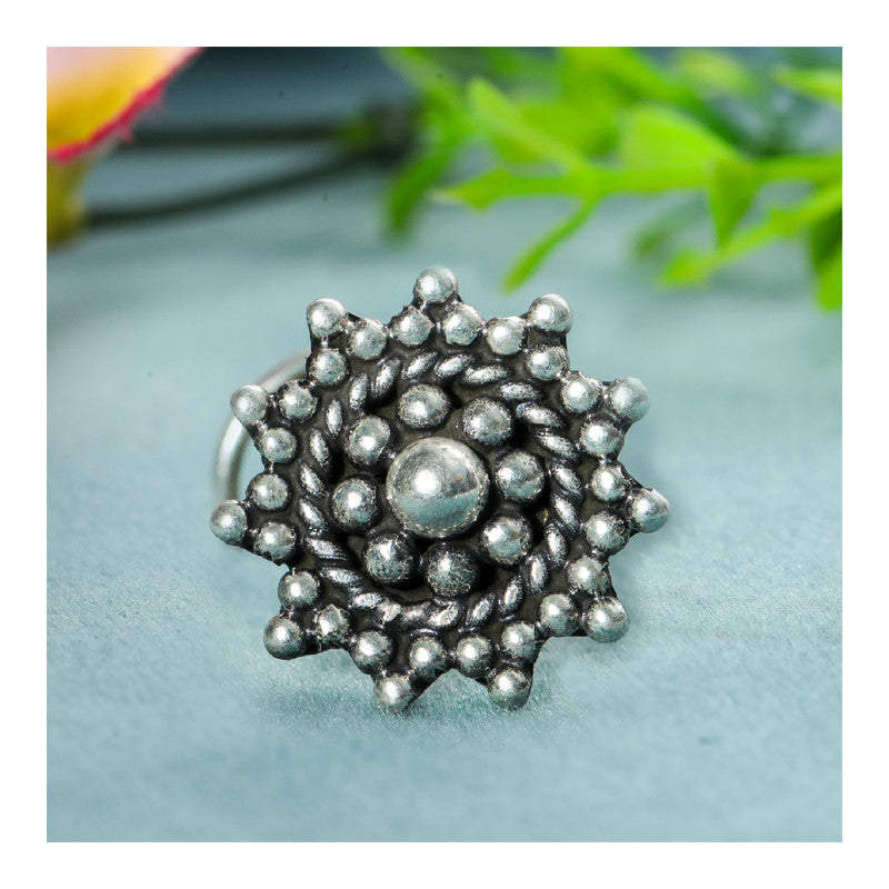 SILVER NOSE PIN WIRE NOSE PIN STERLING SILVER 925 SILVER OXIDIZED NOSE PIN FOR GIRLS AND WOMENS