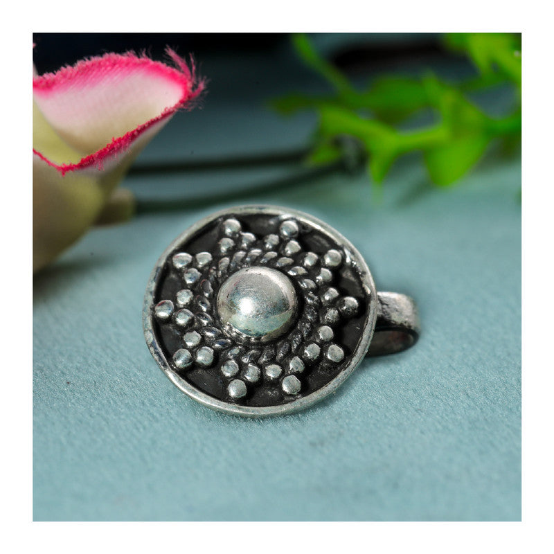 SILVER NOSE PIN CLIP NOSE PIN STERLING SILVER 925 SILVER OXIDIZED NOSE PIN FOR GIRLS AND WOMENS