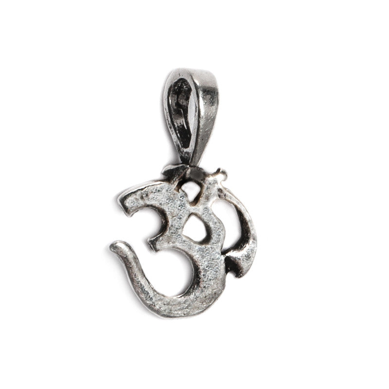 JSAJ Silver 925 Sterling Silver OM PENDENT LOCKET OM IN SMALL SIZE UNISEX PENDENT For Good Health and Wealth