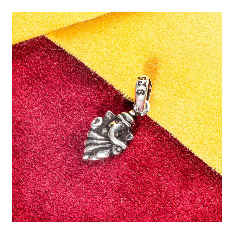 JSAJ Silver 925 Sterling Silver GOD PENDENT LOCKETGANESH JI GANPATI JI BAPA MORIYA IN SMALL SIZE UNISEX PENDENT for Good Health and Wealth