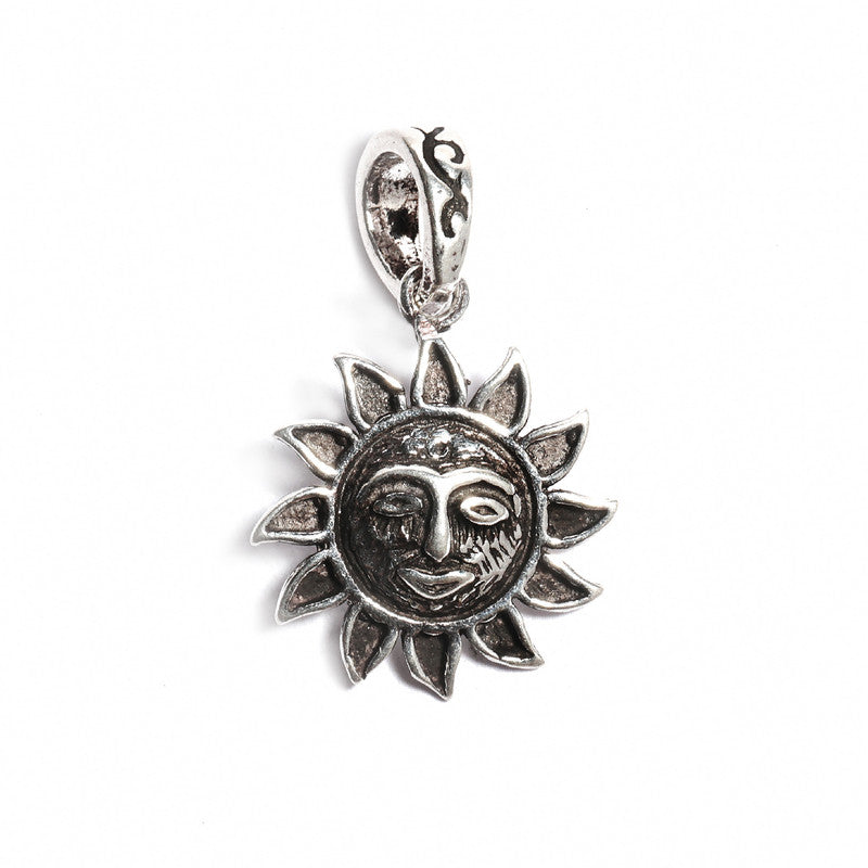 JSAJ Silver 925 Sterling Silver GOD PENDENT LOCKET SURAJ IN SMALL SIZE UNISEX PENDENT