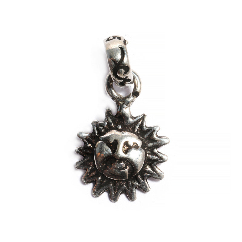 JSAJ Silver 925 Sterling Silver GOD PENDENT LOCKET SURAJ IN SMALL SIZE UNISEX PENDENT