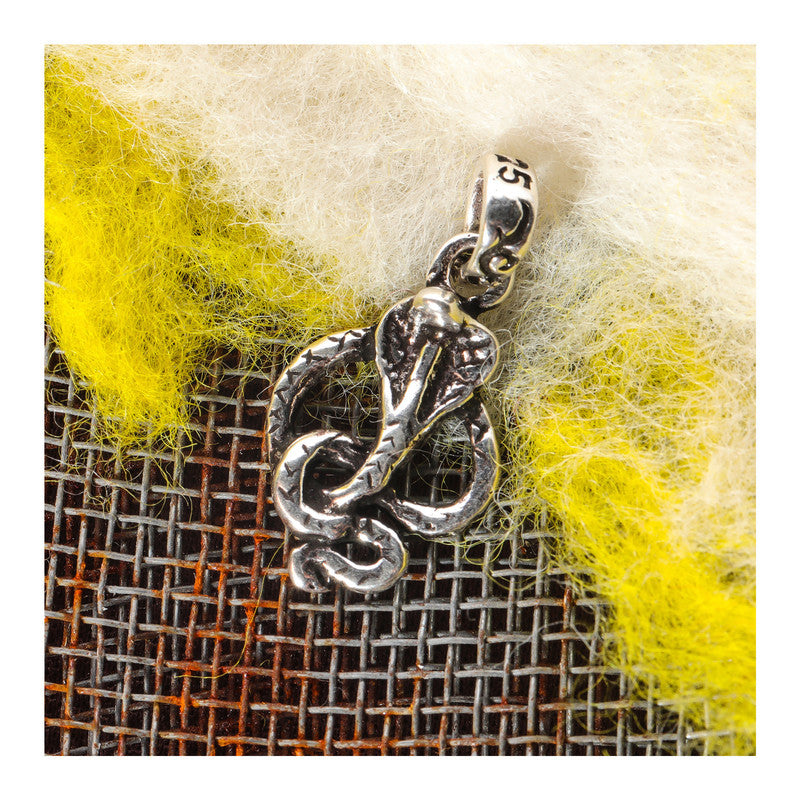 JSAJ Silver 925 Sterling Silver ANIMAL PENDANT SNACK NAAG IN SMALL SIZE UNISEX PENDENT