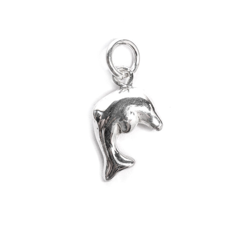 JSAJ Silver 925 Sterling Silver ANIMAL PENDANT DOLPHIN IN SMALL SIZE UNISEX PENDENT