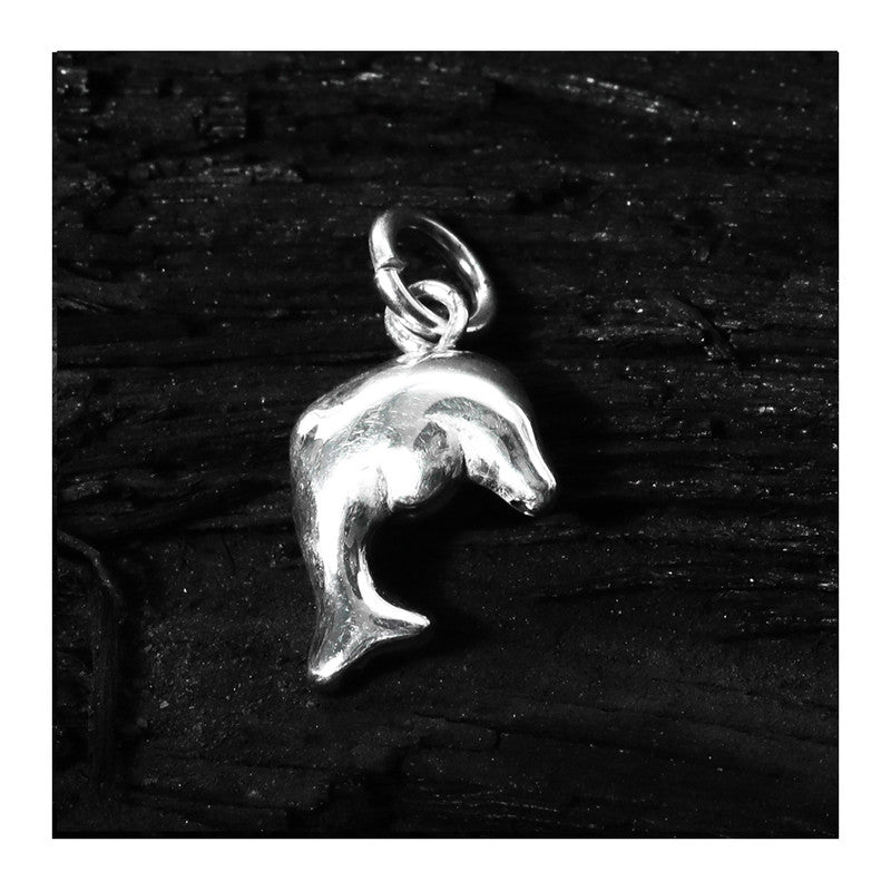 JSAJ Silver 925 Sterling Silver ANIMAL PENDANT DOLPHIN IN SMALL SIZE UNISEX PENDENT