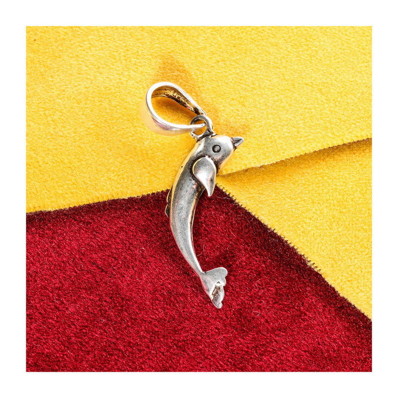 JSAJ Silver 925 Sterling Silver ANIMAL PENDANT FISH MACHLI IN MEDIUM SIZE UNISEX PENDENT
