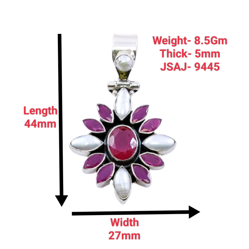 9445 Ruby With Pearl