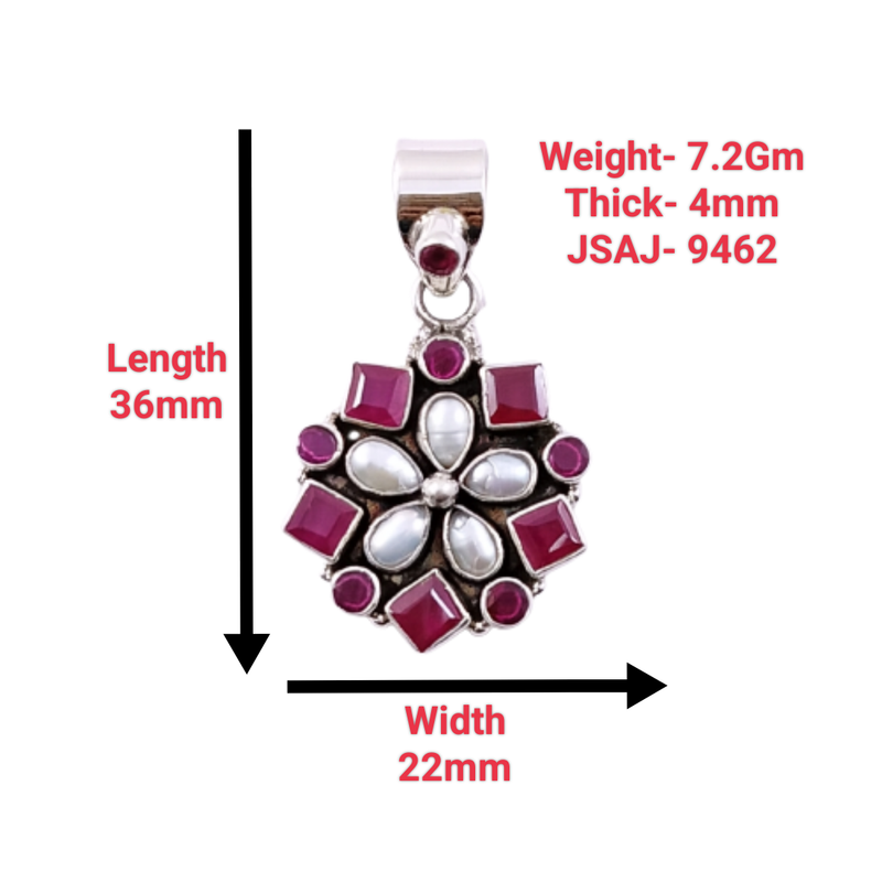 9462 Pearl With Ruby
